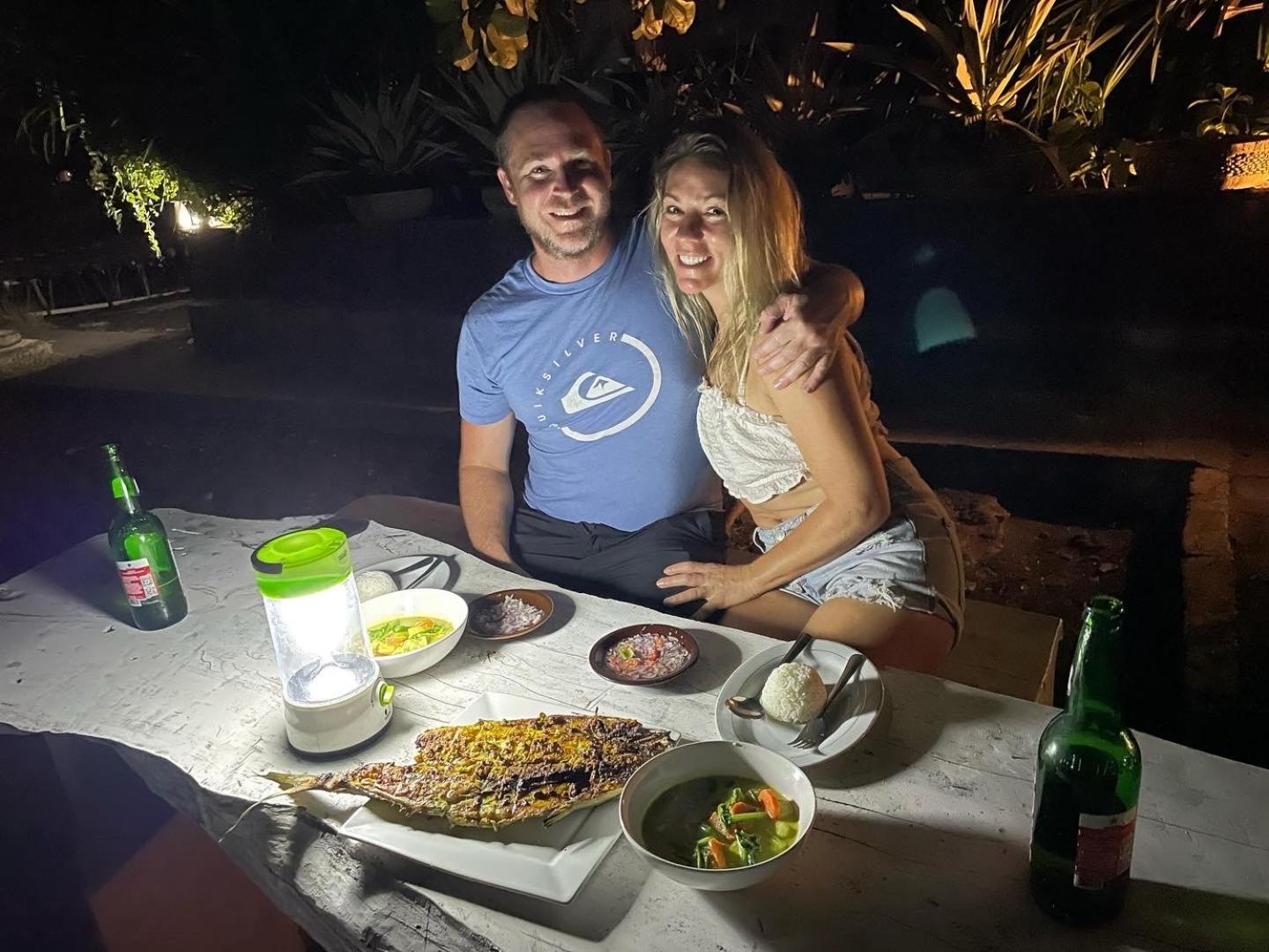 The Bbq Guest House Amed Buitenkant foto
